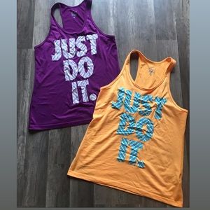 Nike dri-fit tanks